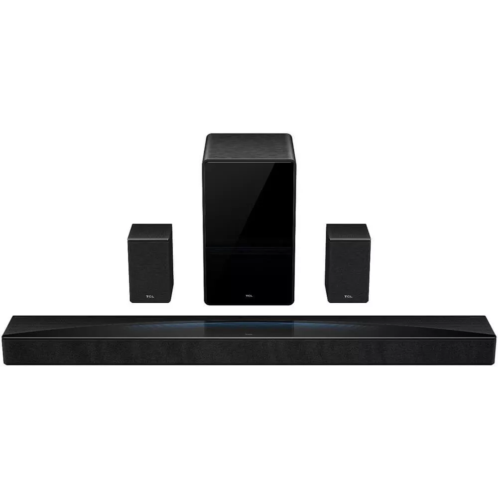 Саундбар TCL Q85H 7.1.4 760Вт+100Вт RU, черный