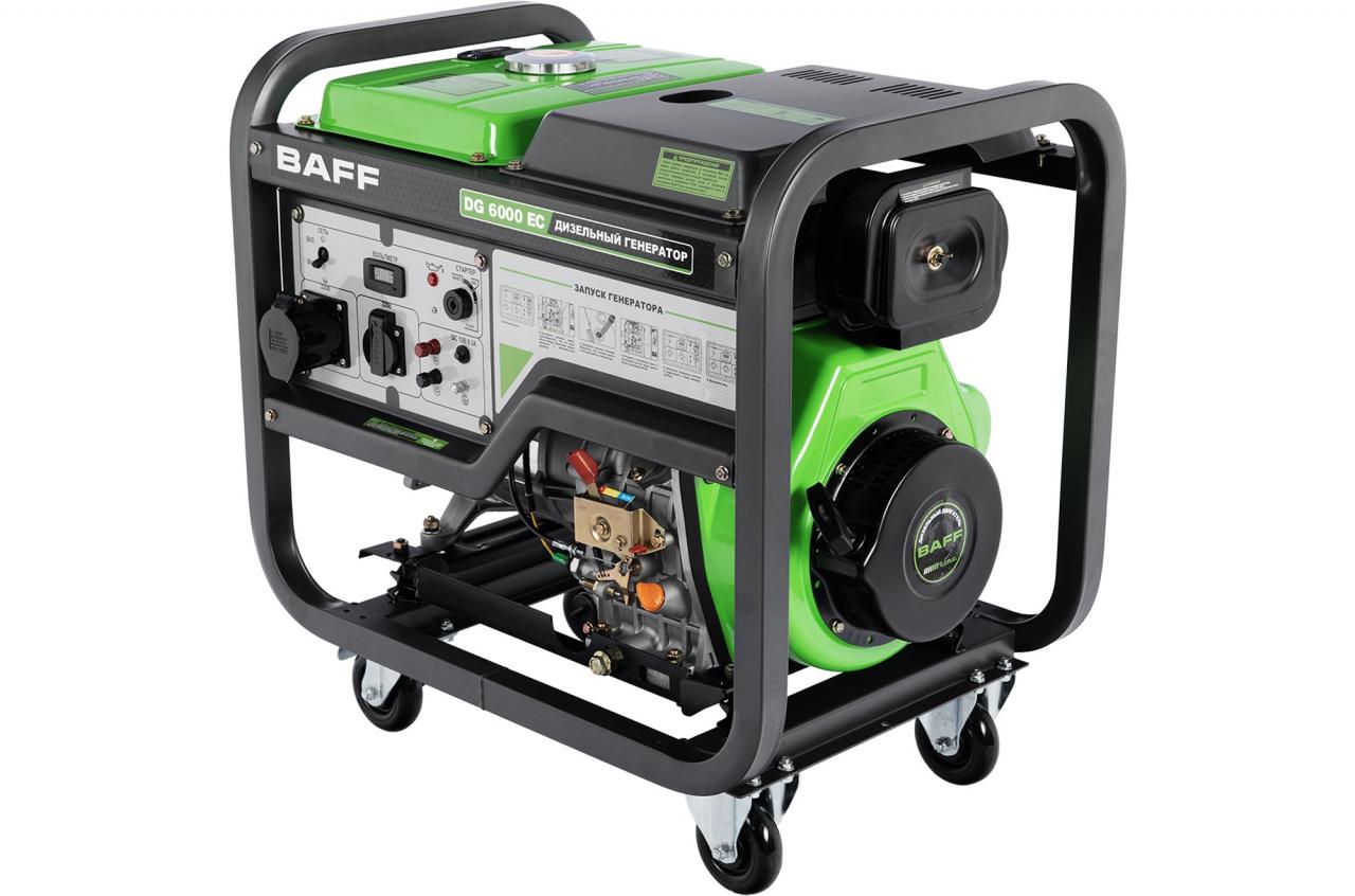 Дизельный генератор BAFF DG 6000 EC RU